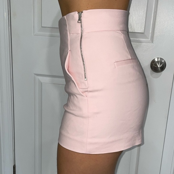 Zara pink high waisted shorts size extra small - Picture 4 of 5